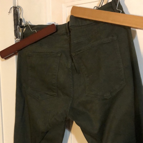 Banana Republic slim fit olive colored jeans- barely worn. - Picture 2 of 8